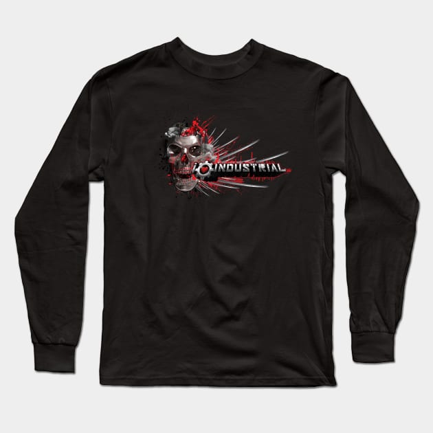 I really Love Industrial Shirt Design! Long Sleeve T-Shirt by Mighty Mike Saga